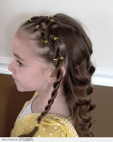 Ładne fryzury dla dziewczynek