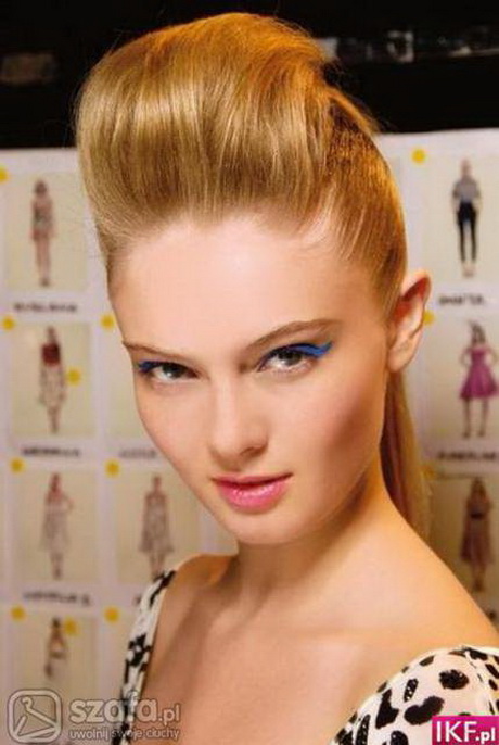 Fryzura irokez na wesele