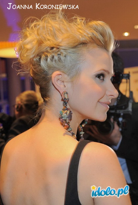 Fryzura irokez na wesele