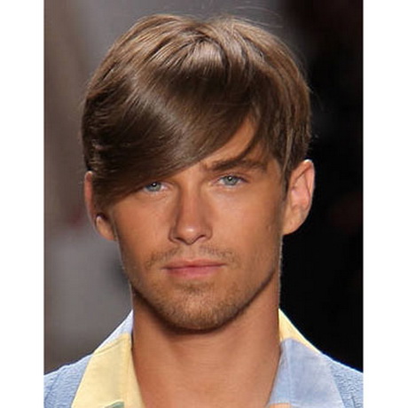 Fryzury męskie włosy średnie