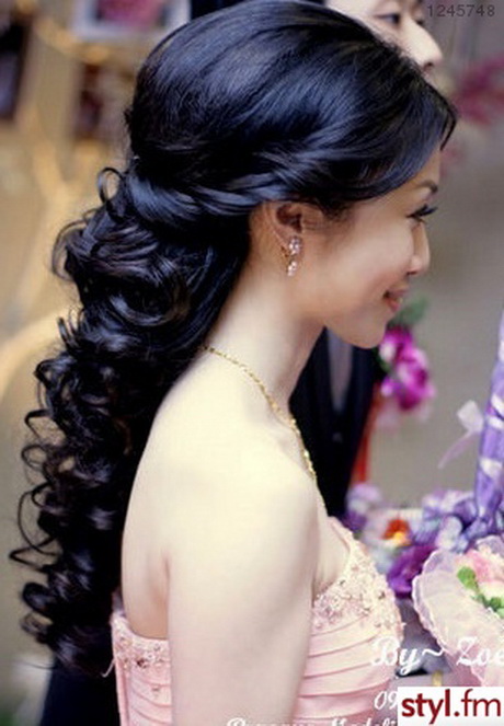 Fryzury na długie włosy na wesele