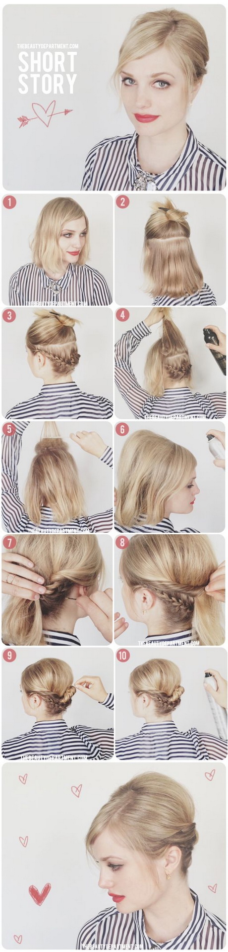 Jak upiąć krótkie włosy