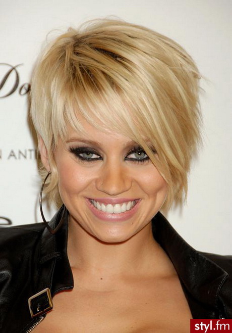 Krótkie fryzury blond