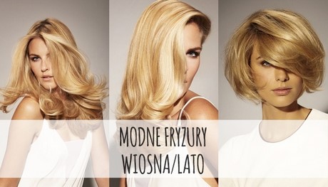 Modne fryzury damskie lato 2017