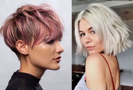 Bardzo krótkie fryzury damskie 2019