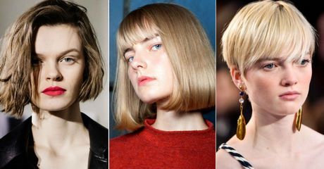 Krótkie fryzury damskie blond 2019
