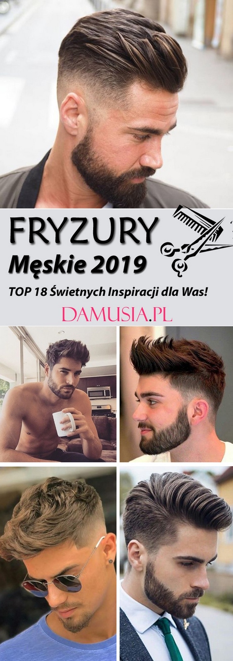 Męskie fryzury 2019