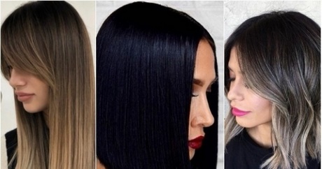 Modne fryzury damskie średnie włosy 2019