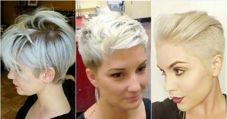 Krótkie fryzury damskie 2018 blond