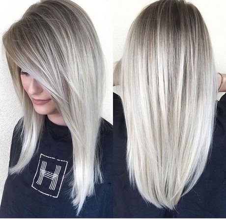 Włosy blond baleyage