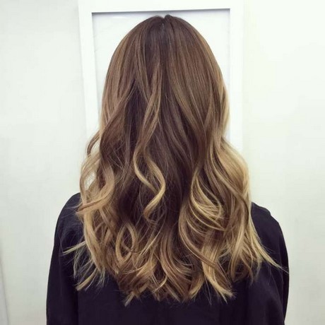 Włosy blond baleyage