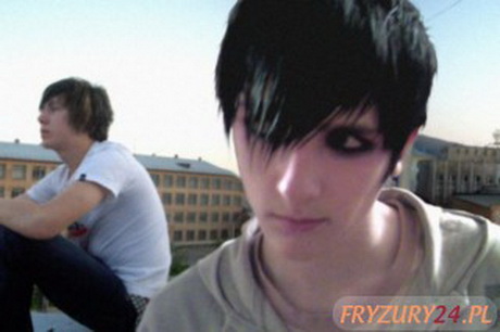 Emo fryzury męskie