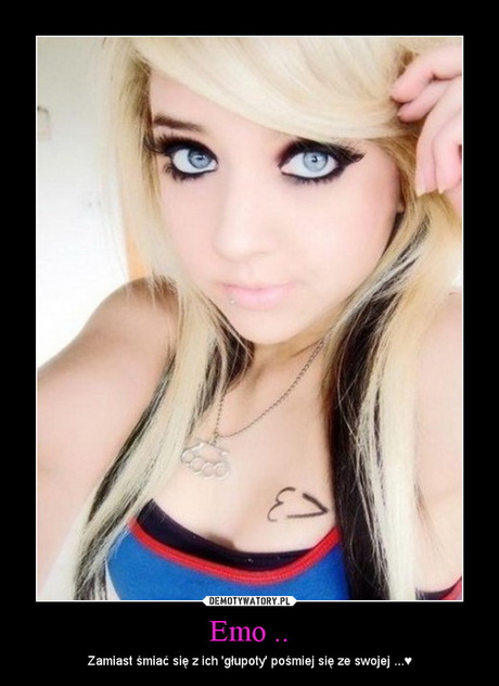 Fryzura emo krótka
