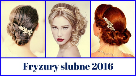 Fryzura ślubna 2016