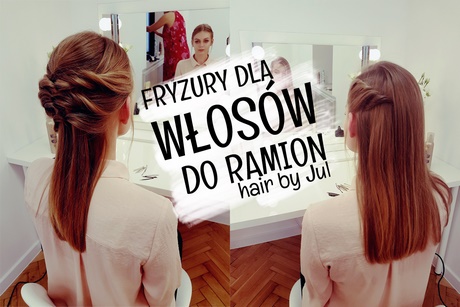 Włosy do ramion upięcia