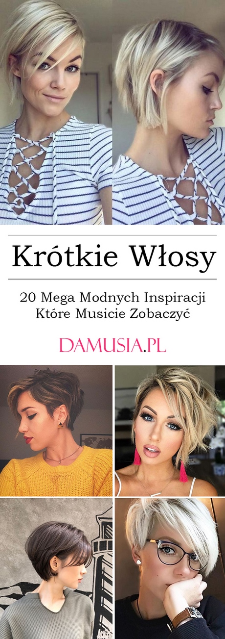 Fryzury na krótkie wlosy 2020