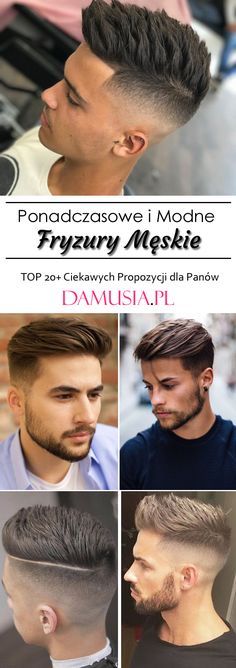 Najmodniejsze fryzury 2020 męskie