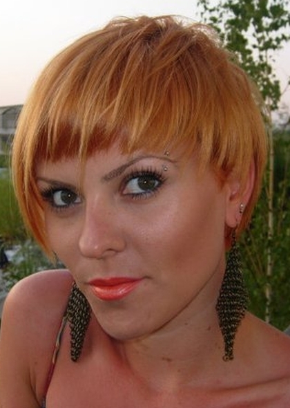 Fryzury damskie rude