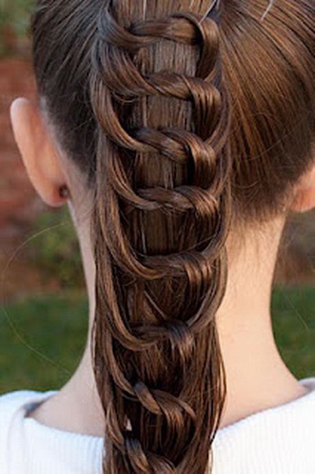 Fryzury dla dziewczynek na długie włosy