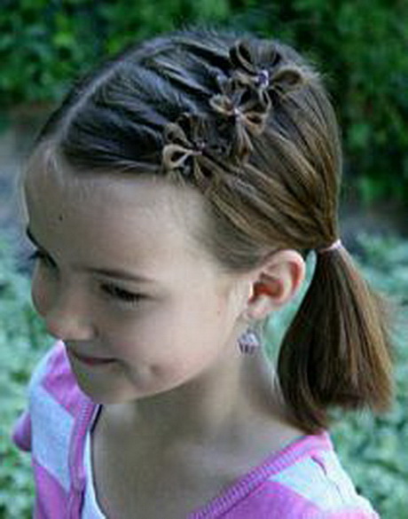 Krótka fryzura dla małej dziewczynki