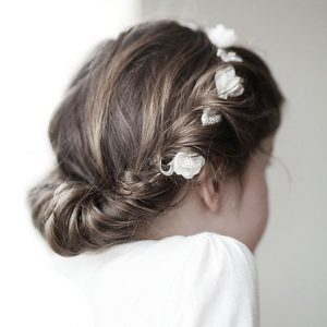 Koszyczek fryzura dla dziewczynki