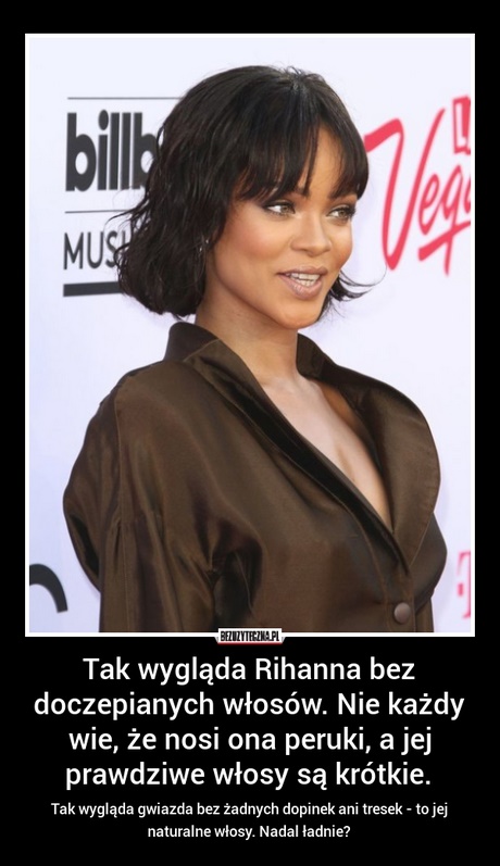 Rihanna włosy