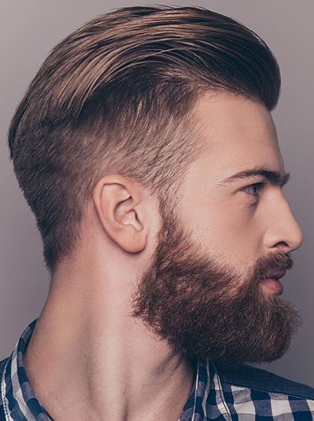 Fryzury męskie z brodą