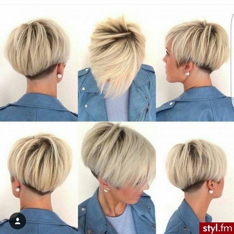 Krótkie blond fryzury 2017