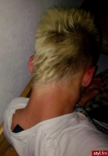 Fryzury blond meskie