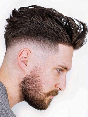 Fryzury męskie dla gęstych włosów