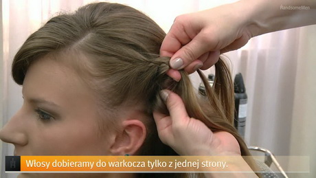 Czesanie warkocza dobieranego