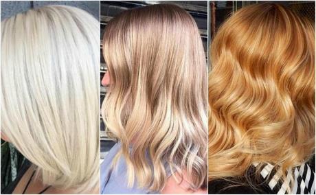 Kolor włosów 2018 blond