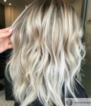 Koloryzacja włosów blond 2018