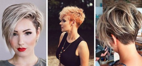 Krótkie blond fryzury damskie 2018
