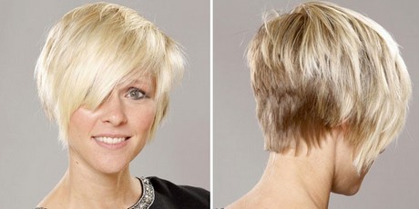 Krótkie fryzury dla blondynek