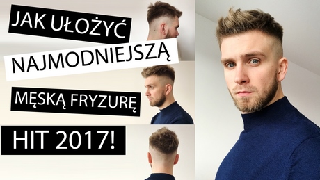 Męskie fryzury młodzieżowe 2018