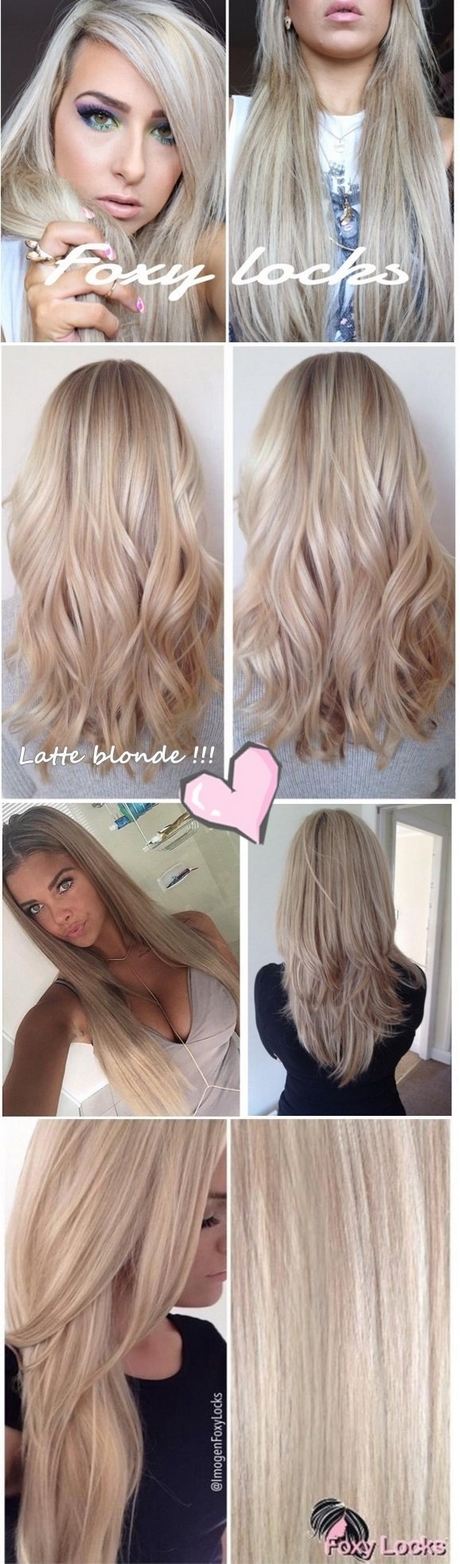 Modne blond włosy