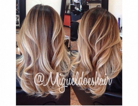 Modne farbowanie blond