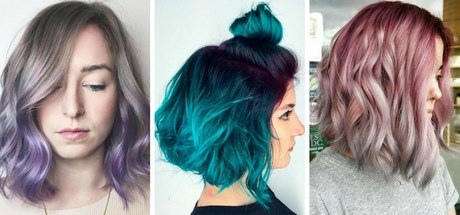 Modne kolory krótkich włosów 2018