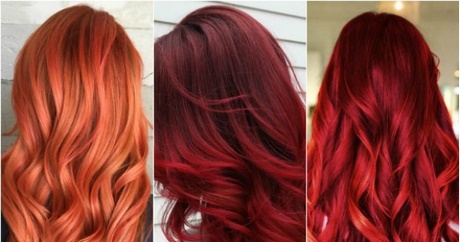 Modne rude włosy