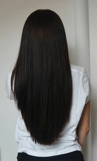 Cieniowanie włosów długich tył