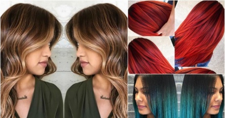 Modne fryzury i kolory włosów 2018