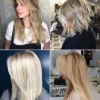Włosy cieniowane blond
